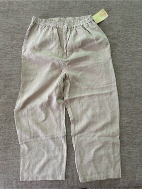 Vintage Linen Wide Leg Pants